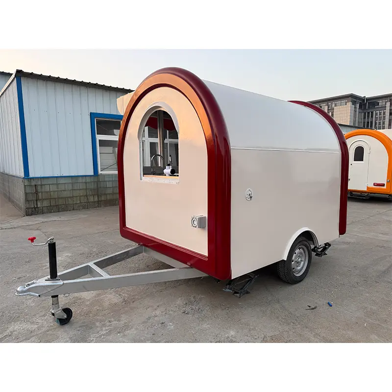 Kompakt Mini Round Food Trailer