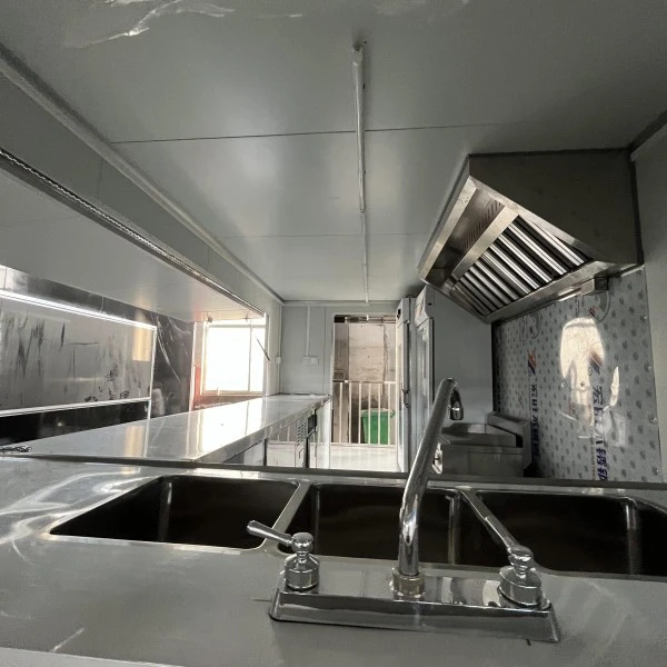 Galvanized Steel Square Food Trailer