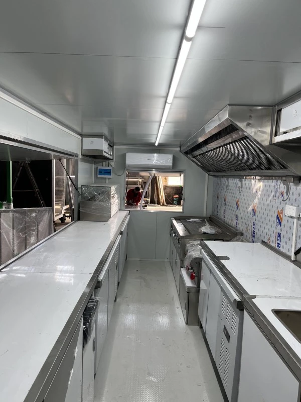 Mobile Bakery Fast Food Kitchen Trailer