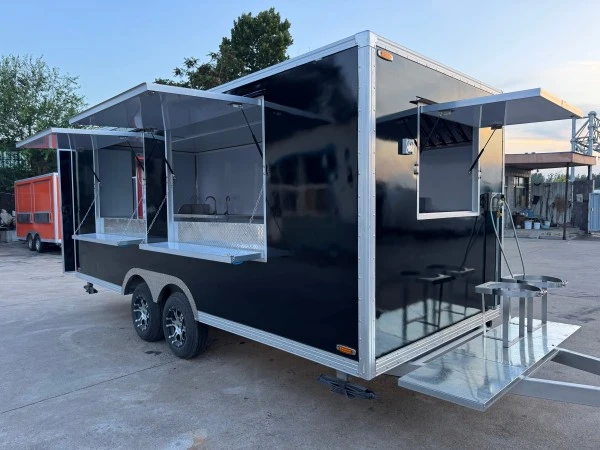 Multi Window Square Vending Trailer