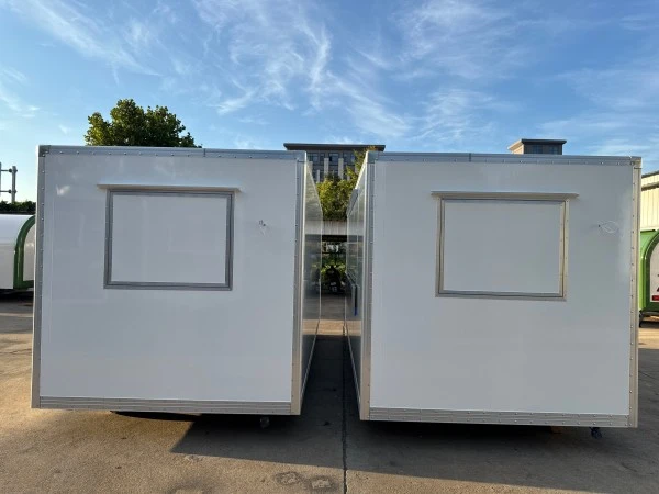 Heavy-Duty Steel Outdoor Street Food Kiosk
