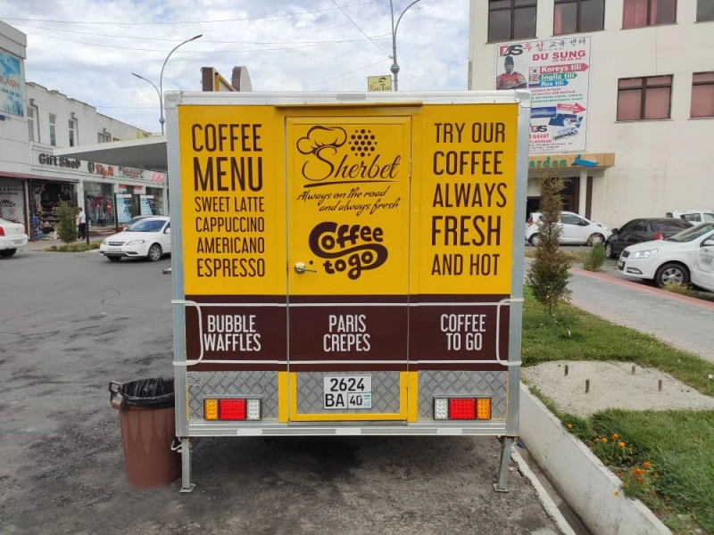 Mobile Bakery Fast Food Kitchen Trailer