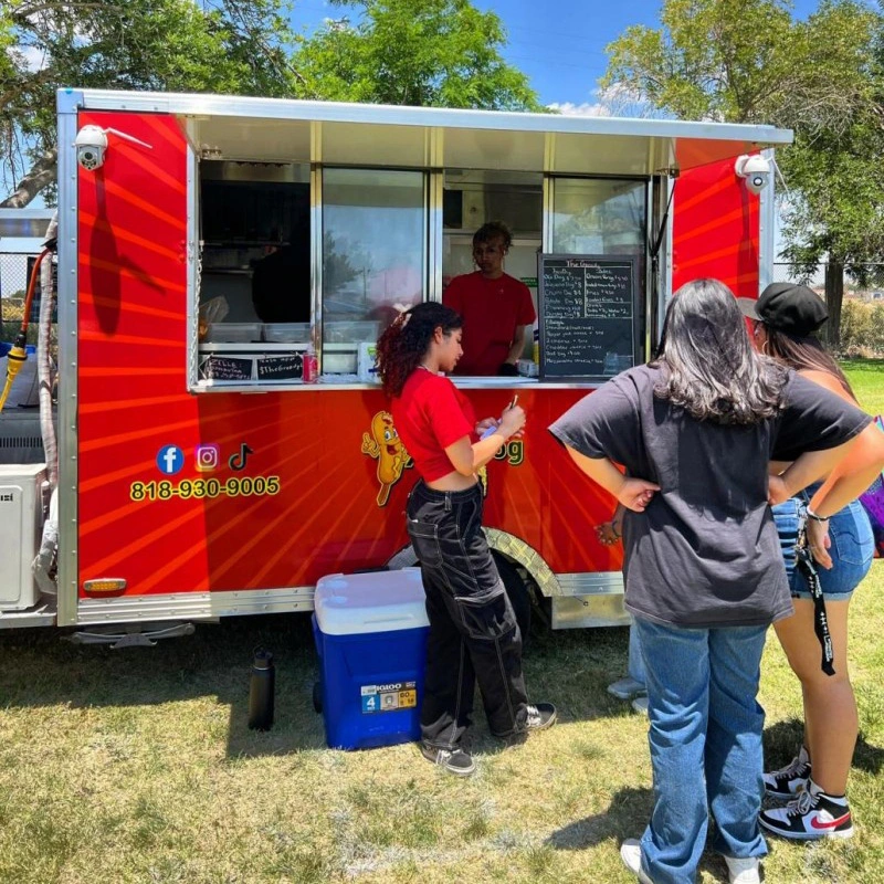 Multi-Window Square Vending Trailer