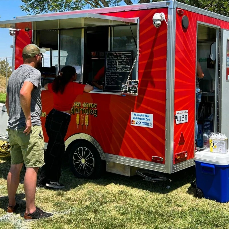 Multi-Window Square Vending Trailer